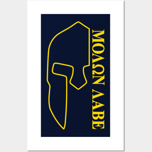 Mod.36 Molon Labe Greek Spartan Posters and Art